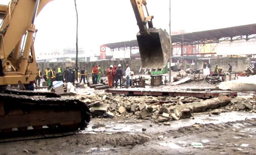 Lagos demolishes illegal structures, shanties in Obalende