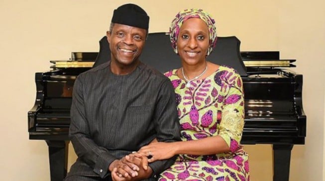 ‘My treasure, my wings’ — Osinbajo writes emotional note to wife on 50th birthday