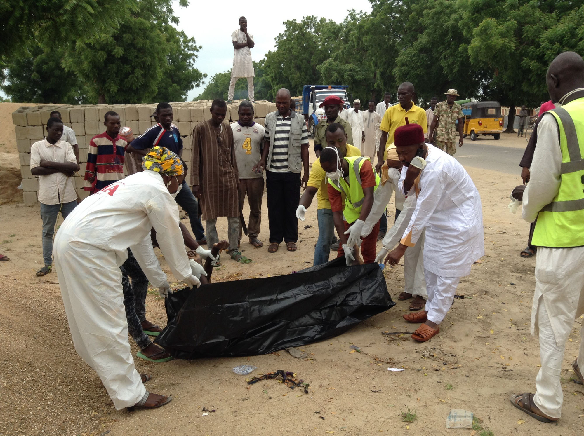 Pic.1. Bomb blast in Maiduguri