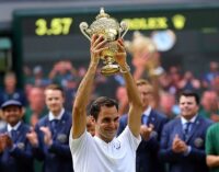 Roger Federer wins record eighth Wimbledon title