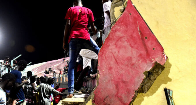 Eight dead after wall collapses at stadium in Senegal