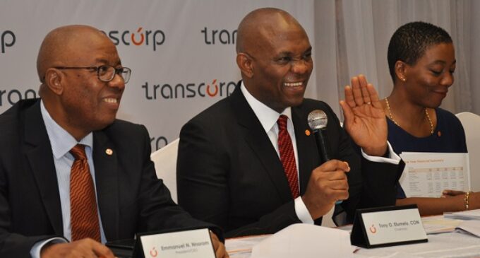 Transcorp may double profit at full year