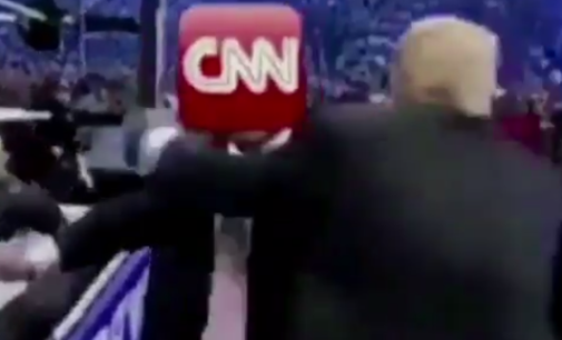 VIDEO: Donald Trump tweets clip of him ‘beating up’ CNN
