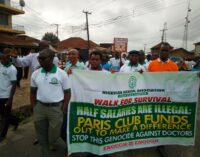 Osun doctors protest non-payment of salaries, poor hospital environment