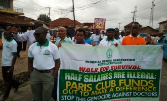 Osun doctors protest non-payment of salaries, poor hospital environment