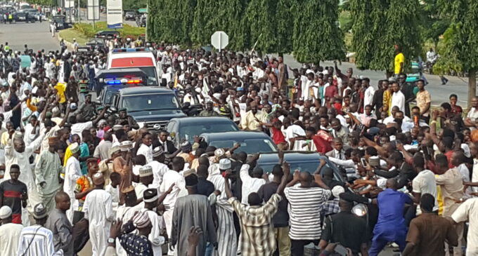 The crowd that trooped to the streets for Buhari