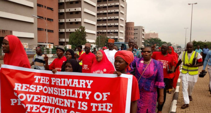 PHOTOS: BBOG protesters march to Aso Rock
