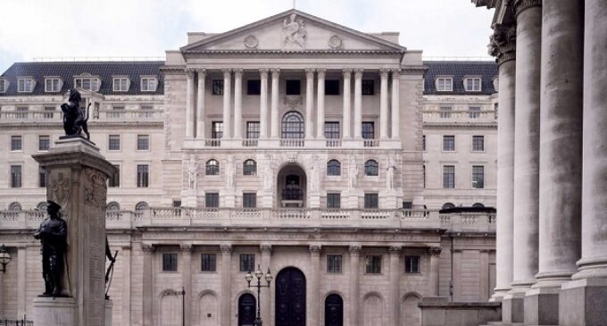 Bank of England increases interest rate by 0.25%