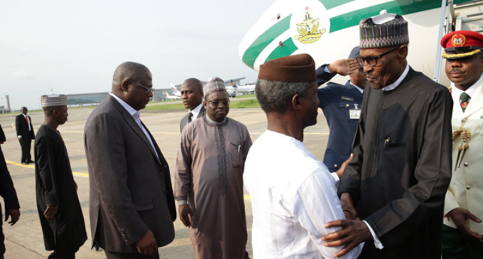 Osinbajo: Many are happy that Buhari is back