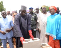 Ahmed lays foundation for new workers’ secretariat in Kwara