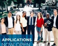 NOW OPEN: Chevening scholarships for master’s in UK