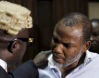 Kanu’s lawyer asks court to order Buratai to produce him