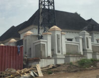 PHOTOS: While owing Kogi workers for months, Bello builds new mansion in Okene