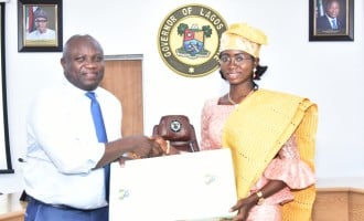 Ambode awards scholarship to one-day gov, says a woman will soon run Lagos