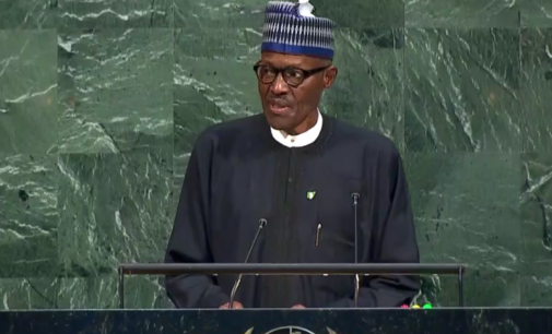 Buhari speaks at UN general assembly