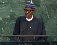 Buhari speaks at UN, says ISIS must be stopped from infiltrating Nigeria