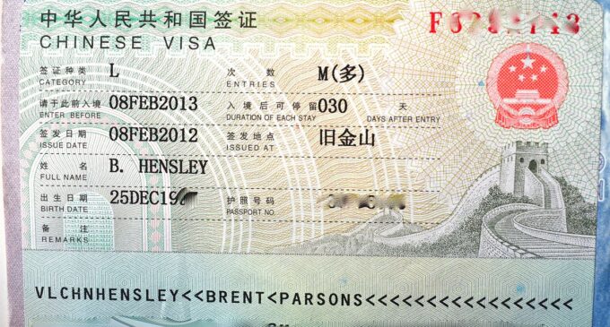China to open visa centres in Abuja, Lagos