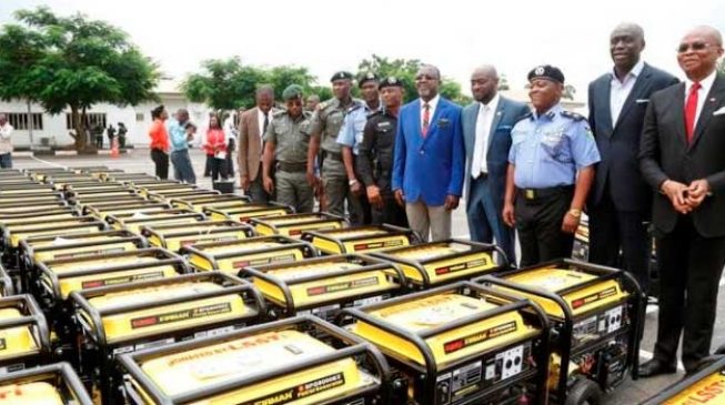 ’10 litres of fuel for bail’, ‘Govt wasting forex’ — Twitter reactions to Lagos donation of generators to police