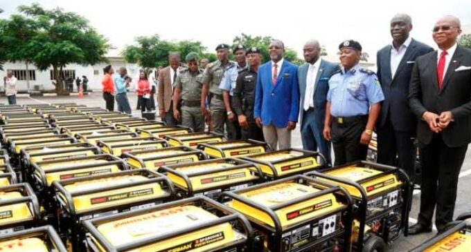 ’10 litres of fuel for bail’, ‘Govt wasting forex’ — Twitter reactions to Lagos donation of generators to police