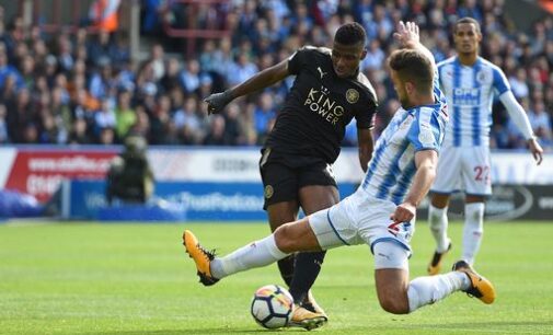 Iheanacho makes first start as Leicester draw 1-1 with Huddersfield
