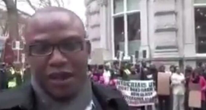VIDEO: Nnamdi Kanu preached ‘one Nigeria’ during Jonathan’s administration