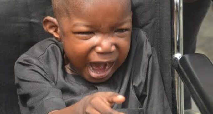 Chibok boy paralysed by Boko Haram heads to Dubai for corrective surgery