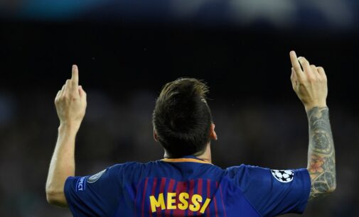 Messi finally scores against Buffon