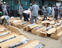 Not again! Customs seizes 2,671 pump action rifles imported from Turkey