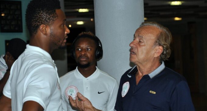Rohr: Mikel told me he is not ready to return to Super Eagles