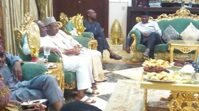PHOTOS: Former ministers pay Sallah visit to Jonathan