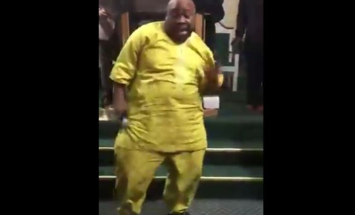 TRENDING VIDEO: Senator Adeleke outshines choir in US church