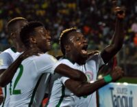 Nigeria held to 1-1 draw by Cameroon in second leg of WC qualifier