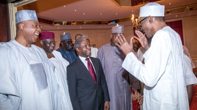 Security Officials Block National Assembly Leadership From Entering Aso Villa Security Officials Block National Assembly Leadership From Entering Aso Villa