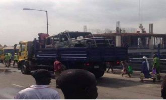 Fayose escapes fire accident in Lagos