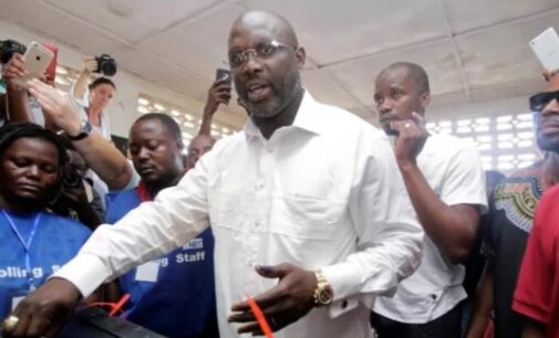 George Weah takes early lead in Liberia election