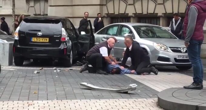 Several injured after car ploughs into pedestrians in London