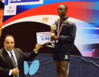 Taiwo Mati, 12-year-old Nigerian, shines at ITTF Egypt Junior Open