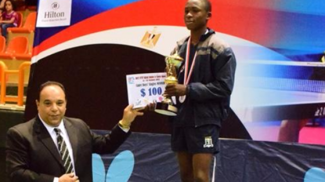 Taiwo Mati, 12-year-old Nigerian, shines at ITTF Egypt Junior Open