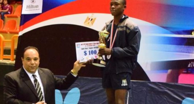 Taiwo Mati, 12-year-old Nigerian, shines at ITTF Egypt Junior Open