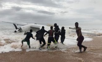 Four killed as jet crashes in Cote d’Ivoire