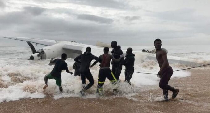 Four killed as jet crashes in Cote d’Ivoire