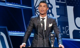 Ronaldo wins 2017 FIFA men’s player of the year award