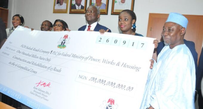 Works ministry gets N100bn Sukuk proceeds