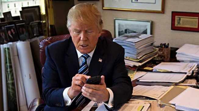 Image result for trump tweeting in bed