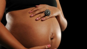 A pregnant woman