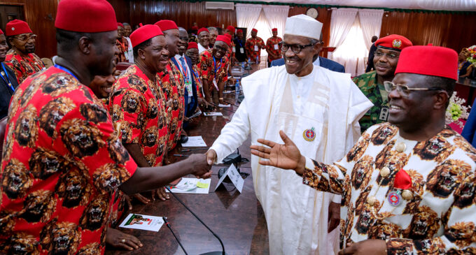 Buhari meets Ohanaeze, south-east leaders in Ebonyi