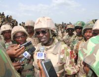 Well-being of soldiers remains top priority, says Buratai
