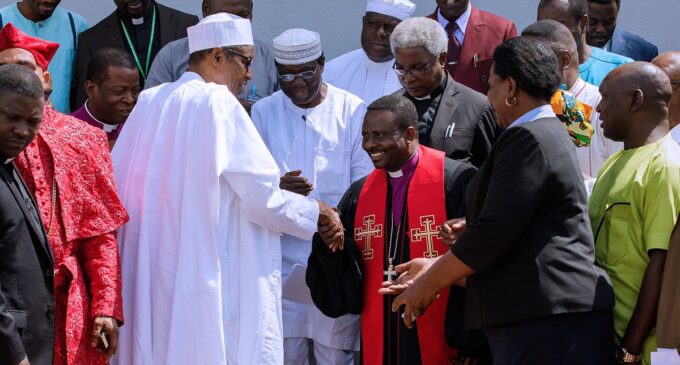 Buhari hosts CAN leaders in Aso Rock