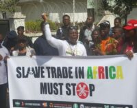 CSOs storm Libyan embassy to protest slave auctions