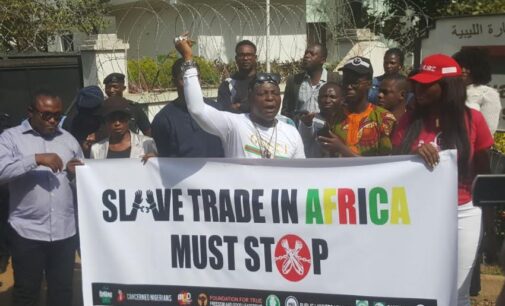 CSOs storm Libyan embassy to protest slave auctions